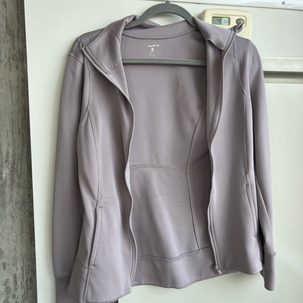 Purple Zip Athletic Jacket